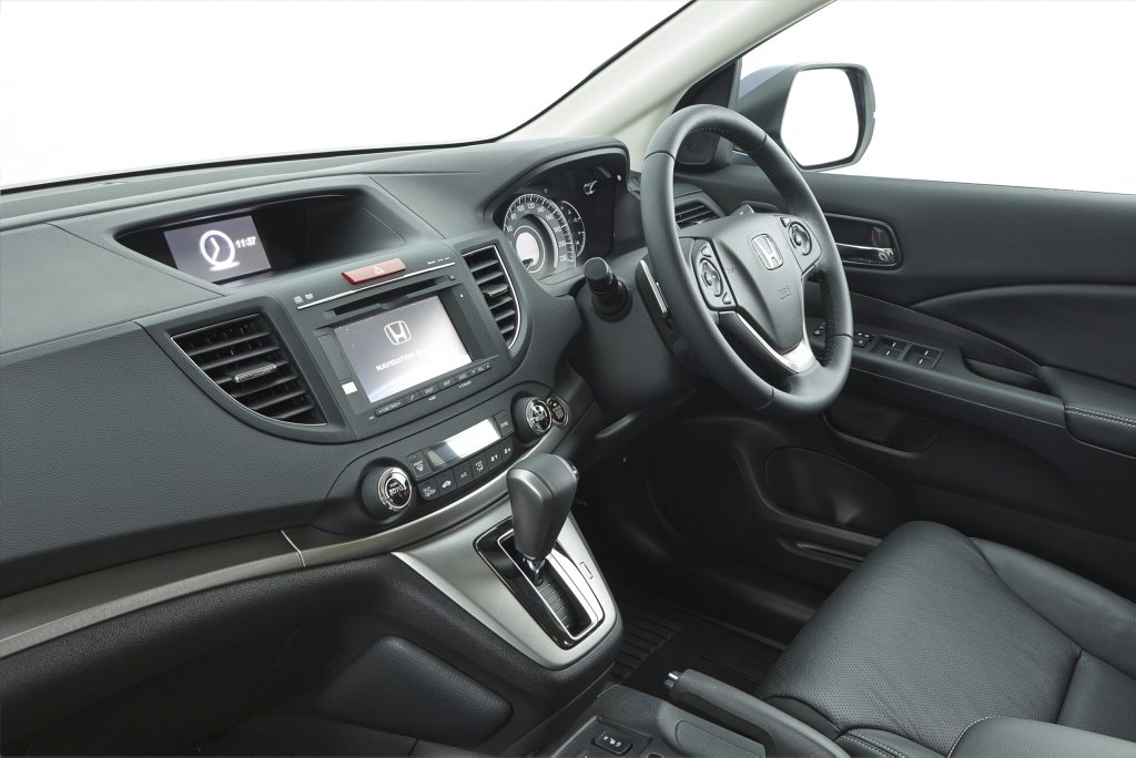 Inside the diesel CR-V. Inside the diesel CR-V.